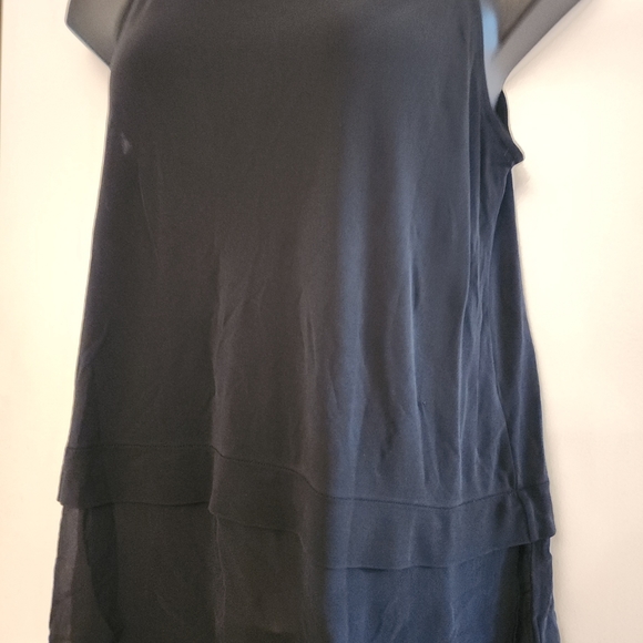 Eileen Fisher Silk Sleeveless Tunic Tank Top - Picture 9 of 13
